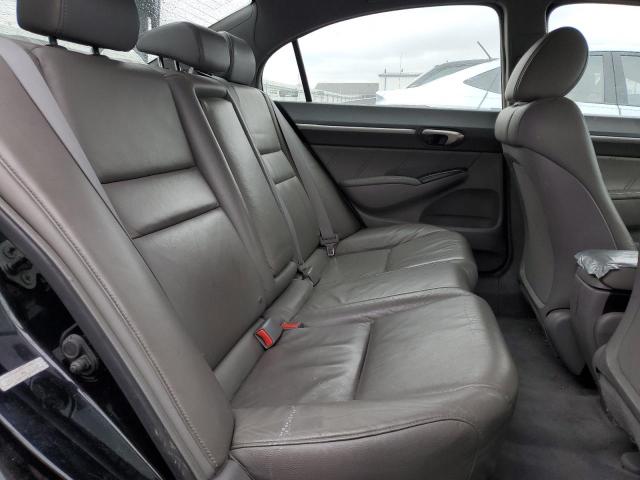 1HGFA16948L003689 - 2008 HONDA CIVIC EXL BLACK photo 10