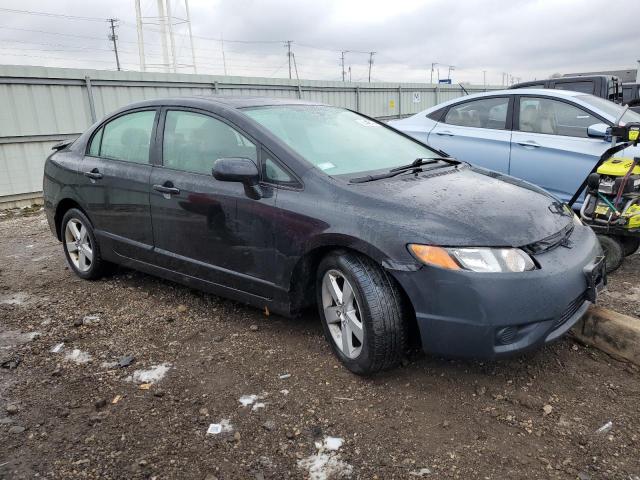 1HGFA16948L003689 - 2008 HONDA CIVIC EXL BLACK photo 4