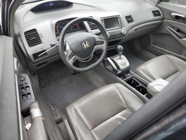 1HGFA16948L003689 - 2008 HONDA CIVIC EXL BLACK photo 8