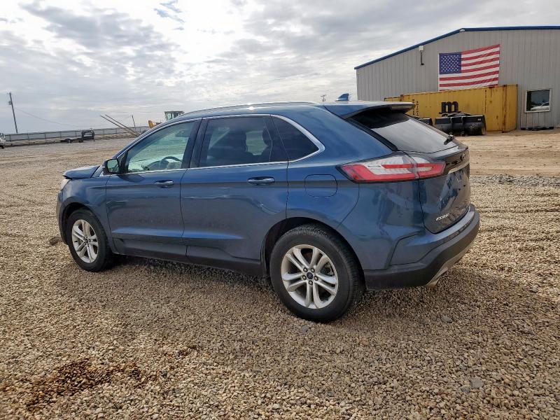 2FMPK3J96KBB36489 - 2019 FORD EDGE SEL Blau Foto 2