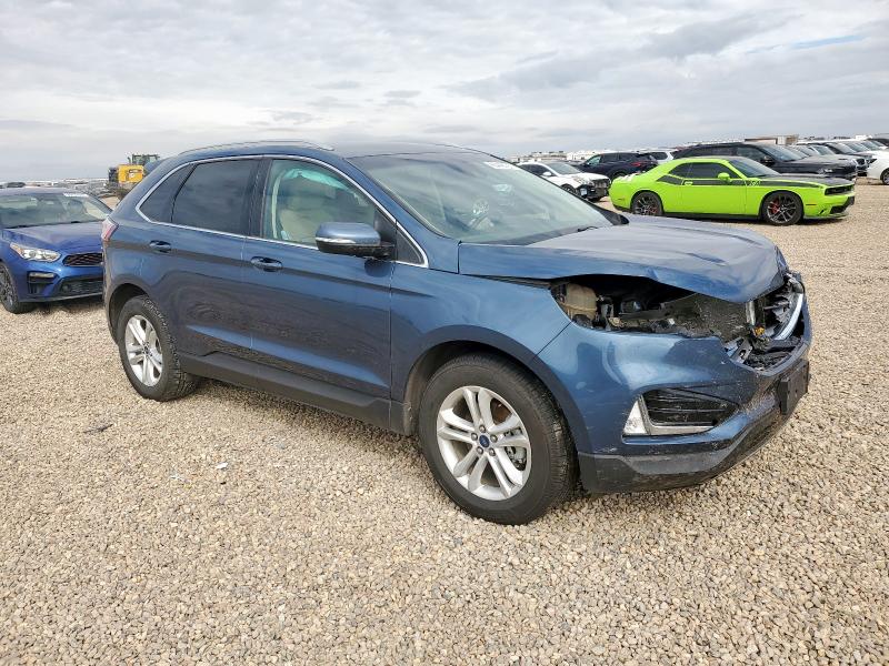 2FMPK3J96KBB36489 - 2019 FORD EDGE SEL Blau Foto 4