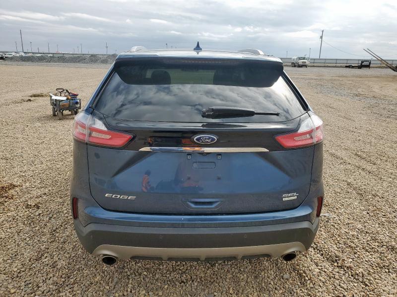 2FMPK3J96KBB36489 - 2019 FORD EDGE SEL Blau Foto 6