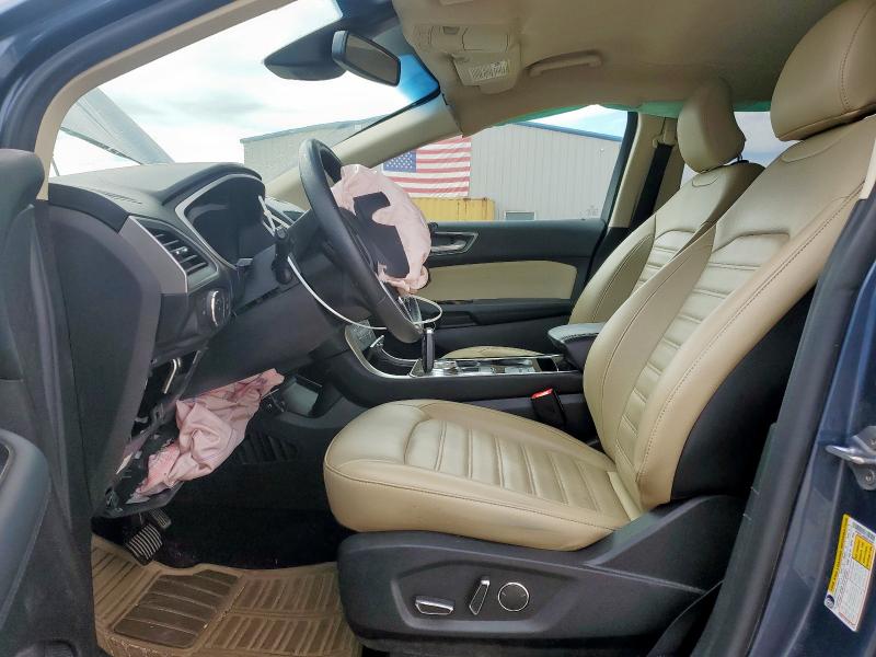 2FMPK3J96KBB36489 - 2019 FORD EDGE SEL Blau Foto 7