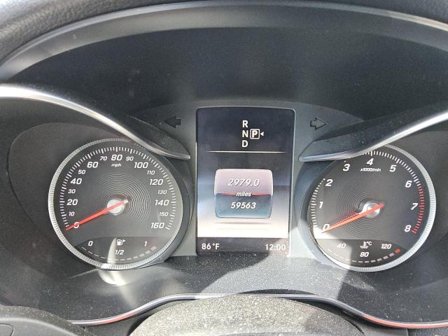 55SWF4KB2FU000928 - 2015 MERCEDES-BENZ C 300 4MATIC GRAY photo 9