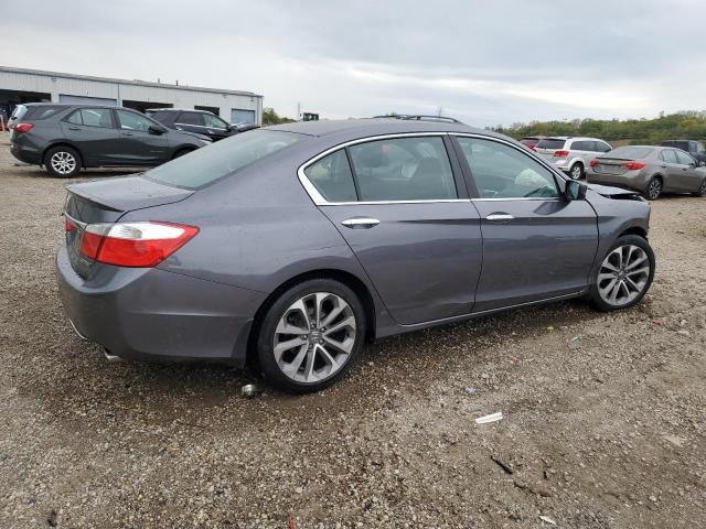 1HGCR2F56DA140329 - 2013 HONDA ACCORD SPORT GRAY photo 3