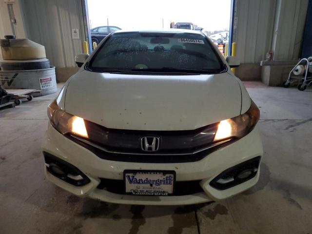2HGFG3B05FH528465 - 2015 HONDA CIVIC EXL WHITE photo 5