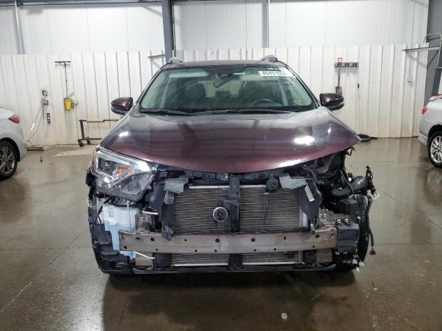 2T3DFREV0HW666257 - 2017 TOYOTA RAV4 LIMITED PURPLE photo 5