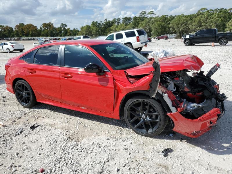 2HGFE2F5XRH541061 - 2024 HONDA CIVIC SPORT RED photo 4