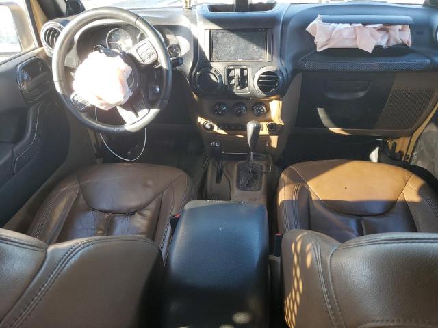 1C4HJWEG5DL684170 - 2013 JEEP WRANGLER U SAHARA Jaune photo 8