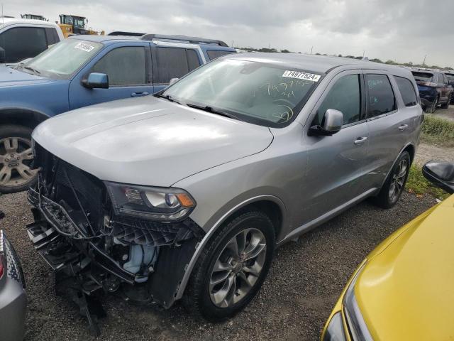 1C4RDHDG1KC650247 - 2019 DODGE DURANGO GT SILVER photo 1