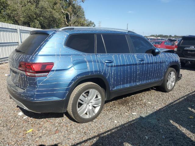 1V2WR2CA7KC507560 - 2019 VOLKSWAGEN ATLAS SE Կապույտ լուսանկար 3