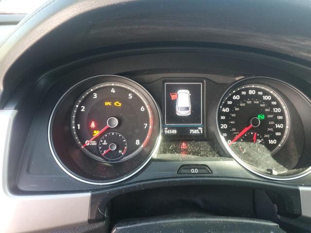 1V2WR2CA7KC507560 - 2019 VOLKSWAGEN ATLAS SE Կապույտ լուսանկար 9