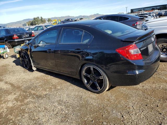 19XFB2F92CE004651 - 2012 HONDA CIVIC EXL BLACK photo 2