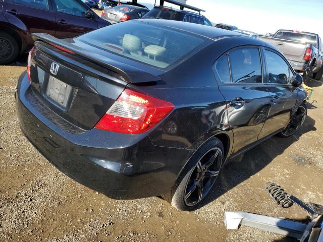 19XFB2F92CE004651 - 2012 HONDA CIVIC EXL BLACK photo 3