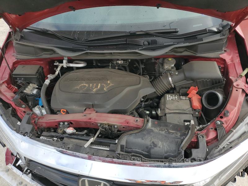 5FNRL6H76NB063261 - 2022 HONDA ODYSSEY EXL მუქწითელი ფოტო 12