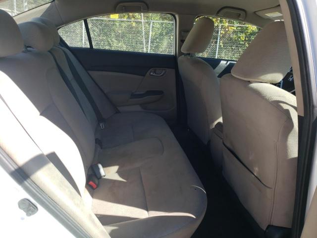 19XFB2F52DE093099 - 2013 HONDA CIVIC LX WHITE photo 10