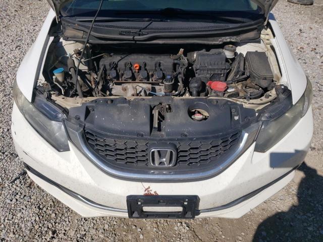 19XFB2F52DE093099 - 2013 HONDA CIVIC LX WHITE photo 11