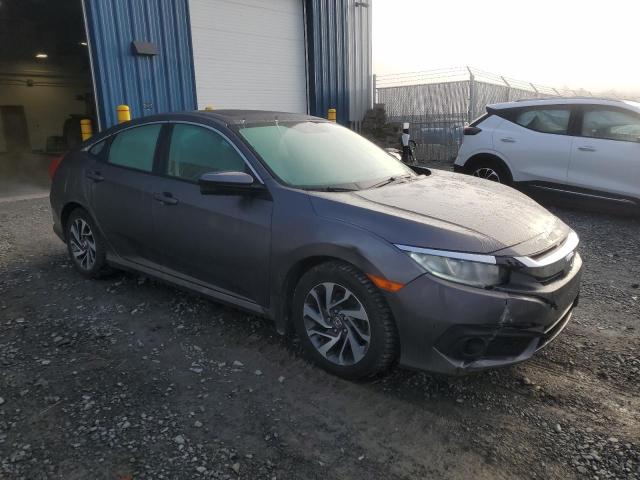 2HGFC2F80JH004283 - 2018 HONDA CIVIC EX GRAY photo 4