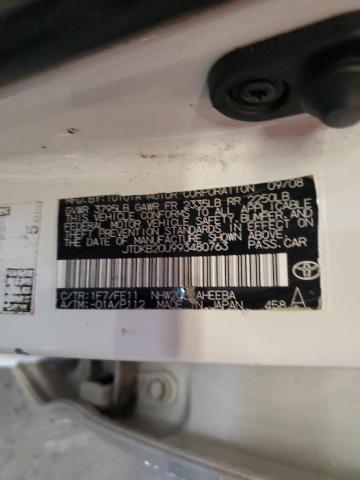 JTDKB20U993480763 - 2009 TOYOTA PRIUS 白色 照片 12