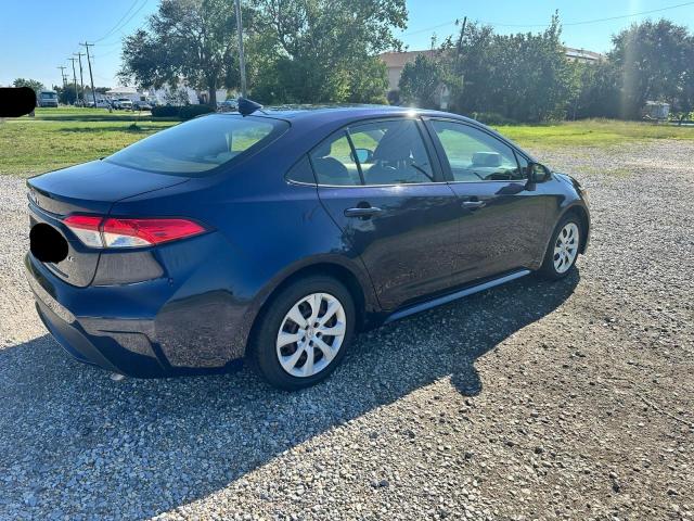 JTDEPMAE3MJ123908 - 2021 TOYOTA COROLLA LE BLUE photo 4