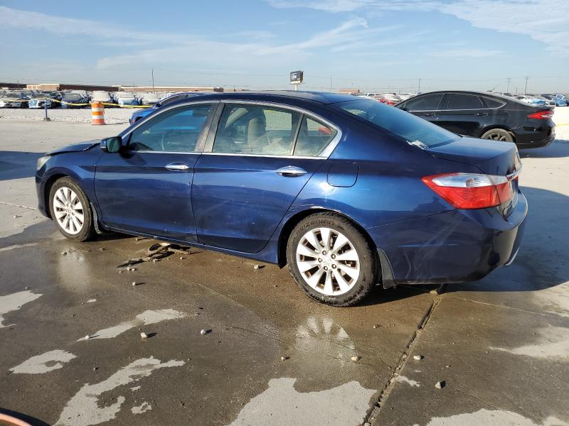 1HGCR2F78FA131250 - 2015 HONDA ACCORD EX BLUE photo 2