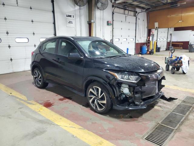 3CZRU6H15KM738642 - 2019 HONDA HR-V SPORT შავი ფოტო 4