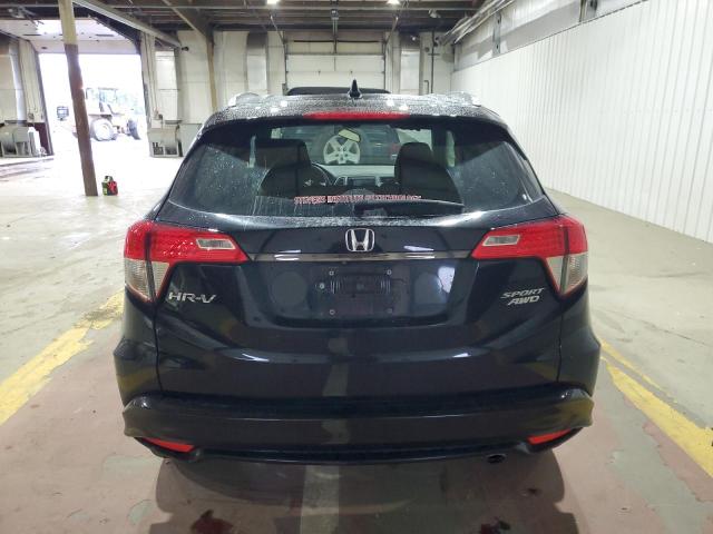 3CZRU6H15KM738642 - 2019 HONDA HR-V SPORT შავი ფოტო 6