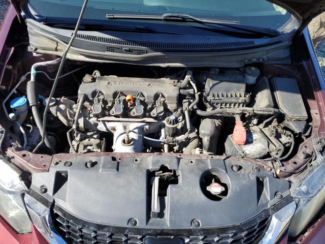 19XFB2F89EE203836 - 2014 HONDA CIVIC EX MAROON photo 11
