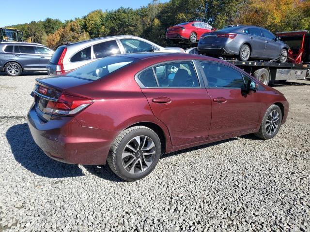 19XFB2F89EE203836 - 2014 HONDA CIVIC EX MAROON photo 3