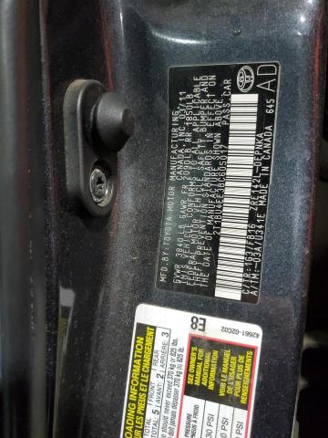 2T1BU4EE3BC605017 - 2011 TOYOTA COROLLA BASE ნაცრისფერი ფოტო 13