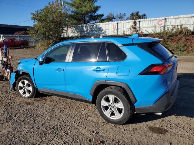 JTMP1RFV9KD027390 - 2019 TOYOTA RAV4 XLE Niebieski zdjęcie 2