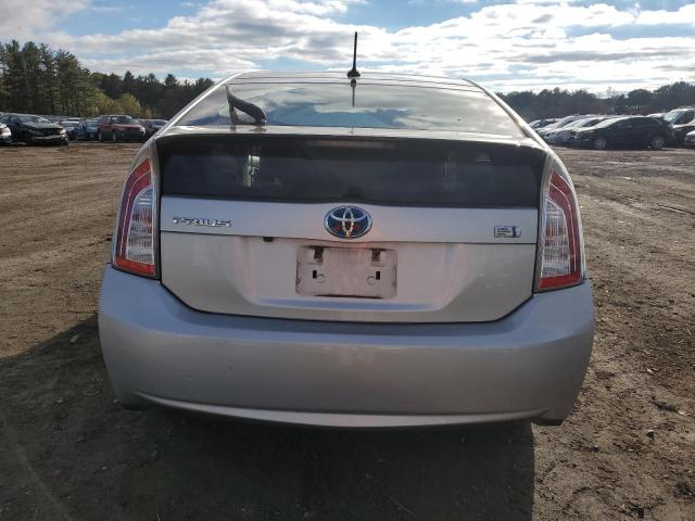 JTDKN3DU2D1719128 - 2013 TOYOTA PRIUS SILVER photo 6