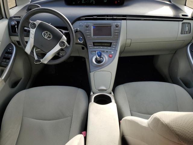 JTDKN3DU2D1719128 - 2013 TOYOTA PRIUS SILVER photo 8