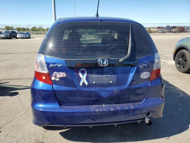 JHMGE8H35DC039618 - 2013 HONDA FIT BLUE photo 6