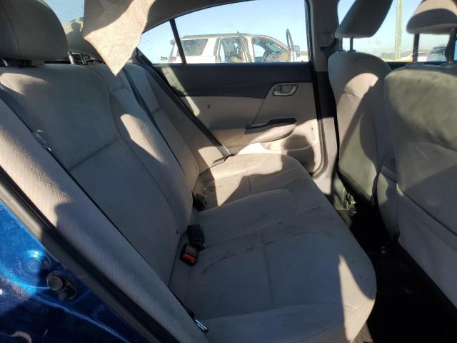 19XFB2F54DE068429 - 2013 HONDA CIVIC LX Көк фото 10