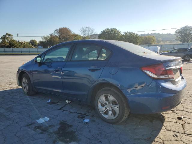 19XFB2F54DE068429 - 2013 HONDA CIVIC LX Көк фото 2