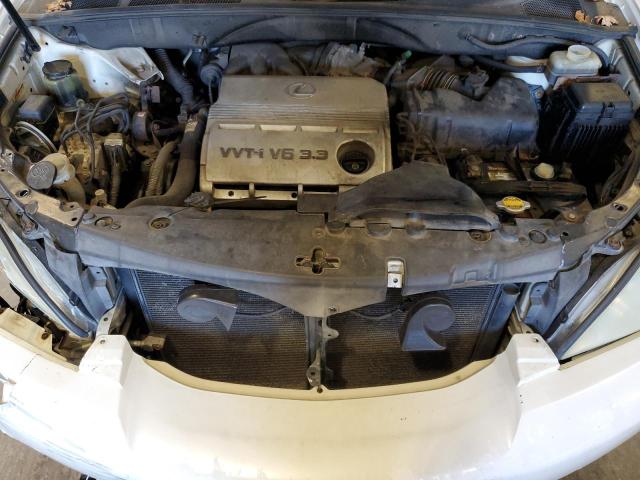JTJHA31U040020416 - 2004 LEXUS RX 330 WHITE photo 12