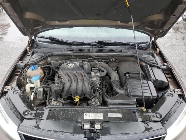 3VW2K7AJ8FM253072 - 2015 VOLKSWAGEN JETTA BASE 棕色 照片 11