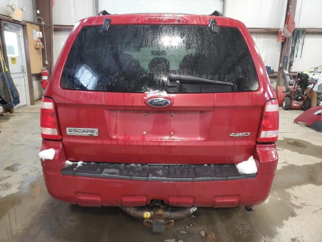 1FMCU93G59KC13635 - 2009 FORD ESCAPE XLT MAROON photo 6