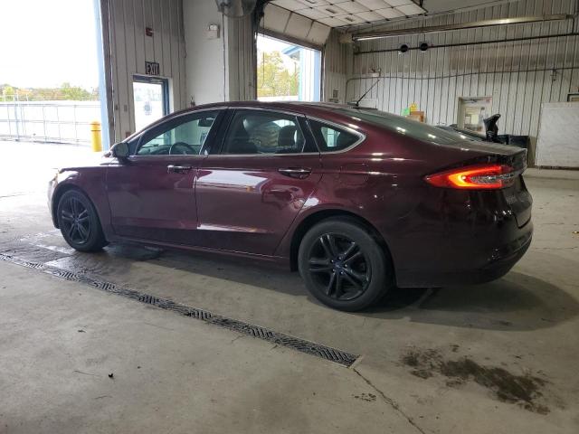 3FA6P0HD3JR149460 - 2018 FORD FUSION SE Бордовый фото 2