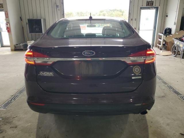 3FA6P0HD3JR149460 - 2018 FORD FUSION SE Бордовый фото 6