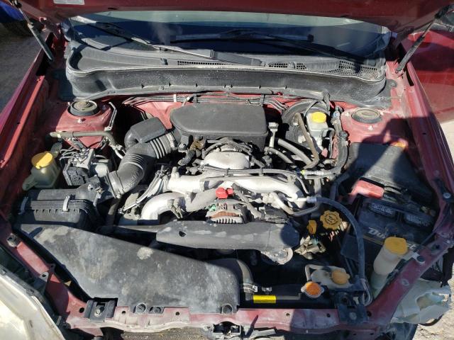 JF2SH6BC6AH802357 - 2010 SUBARU FORESTER XS Rouge photo 11