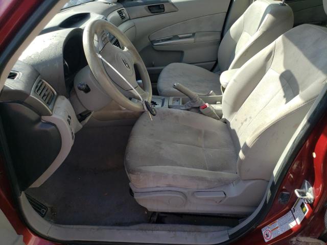 JF2SH6BC6AH802357 - 2010 SUBARU FORESTER XS Rouge photo 7