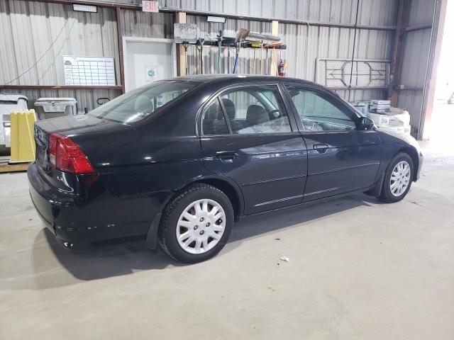 2HGES15625H596834 - 2005 HONDA CIVIC LX შავი ფოტო 3