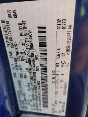 1FMCU9HX3DUB62562 - 2013 FORD ESCAPE SEL ლურჯი ფოტო 14