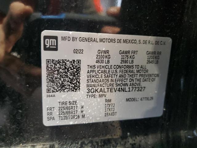 3GKALTEV4NL177327 - 2022 GMC TERRAIN SLE 黑色 照片 13