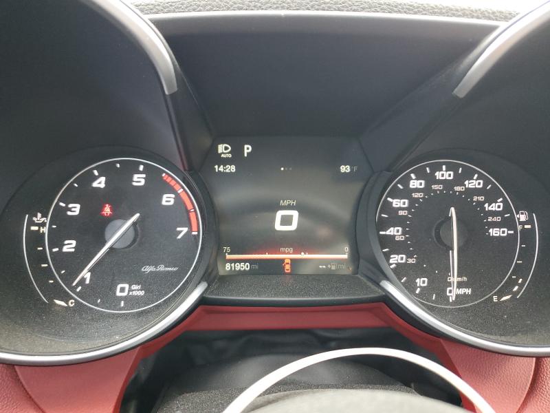 ZARFAEDN4H7551101 - 2017 ALFA ROMEO GIULIA Q4 Czarny zdjęcie 9