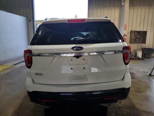 1FM5K7B81HGE41050 - 2017 FORD EXPLORER WHITE photo 6