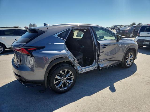 JTJSARBZ3M2198389 - 2021 LEXUS NX 300 BASE CHARCOAL photo 3