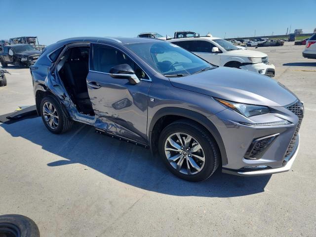 JTJSARBZ3M2198389 - 2021 LEXUS NX 300 BASE CHARCOAL photo 4